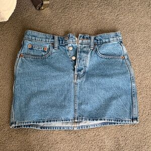 Denim Mini Skirt